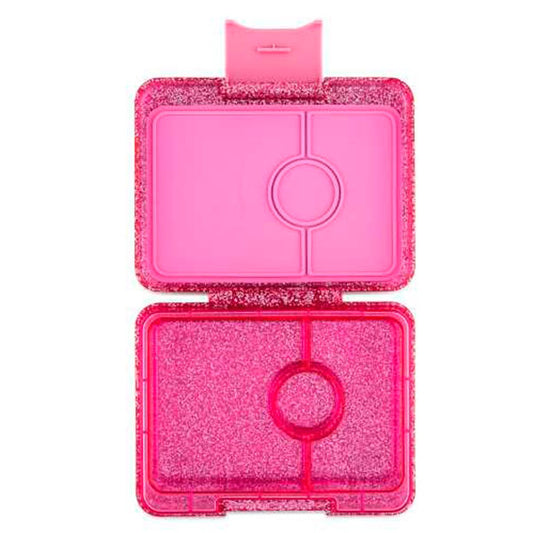 Yumbox Snack Glitter Rosa 3 Compartimentos
