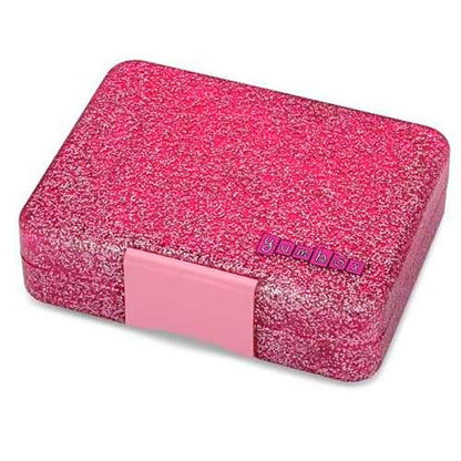 Yumbox Snack Glitter Rosa 3 Compartimentos