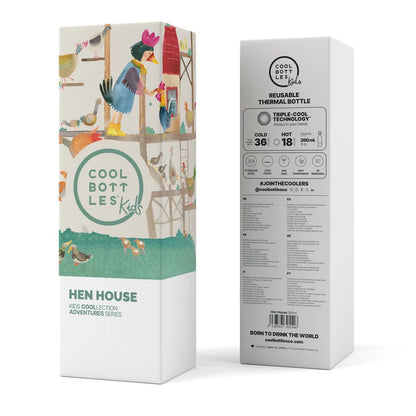 Botella Térmica Hen House 260ml The Kids Cool Bottles