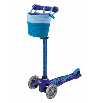 Micro Cesta Azul Accesorio Patinete Micro