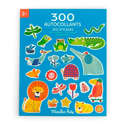Cuaderno 300 Pegatinas Toupitis Moulin Roty