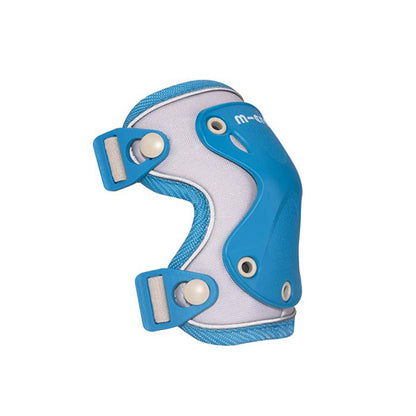 Pack Rodilleras y Coderas Reflectantes Patinetes Micro Azul Talla M
