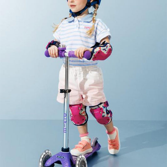 Pack Rodilleras y Coderas Patinetes Micro Unicornio Talla S
