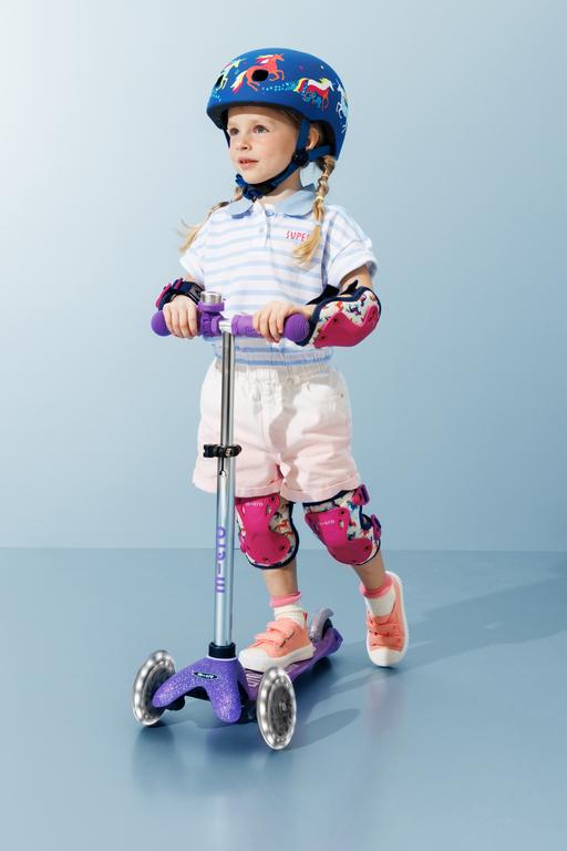 Pack Rodilleras y Coderas Patinetes Micro Unicornio Talla S