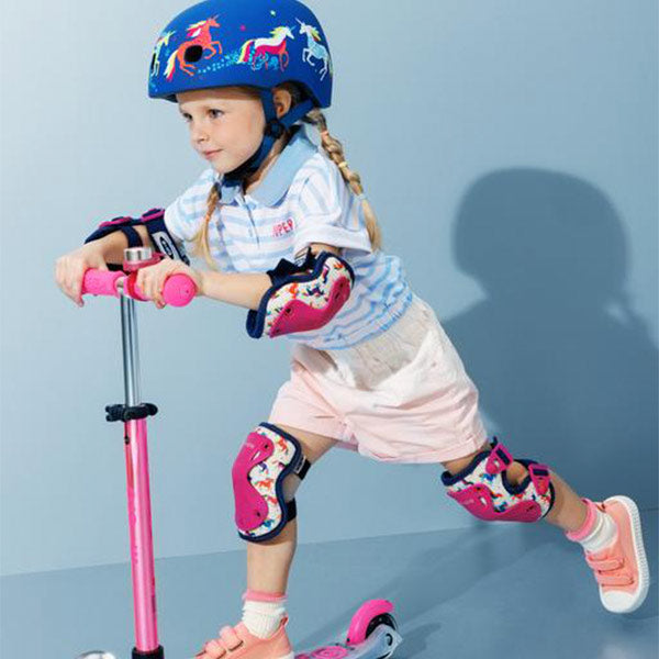 Pack Rodilleras y Coderas Patinetes Micro Unicornio Talla S