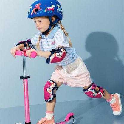 Pack Rodilleras y Coderas Patinetes Micro Unicornio Talla S