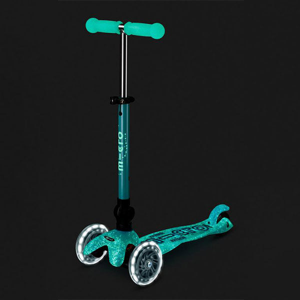 Patinete Micro Mini Deluxe Plegable Orion Led Azul