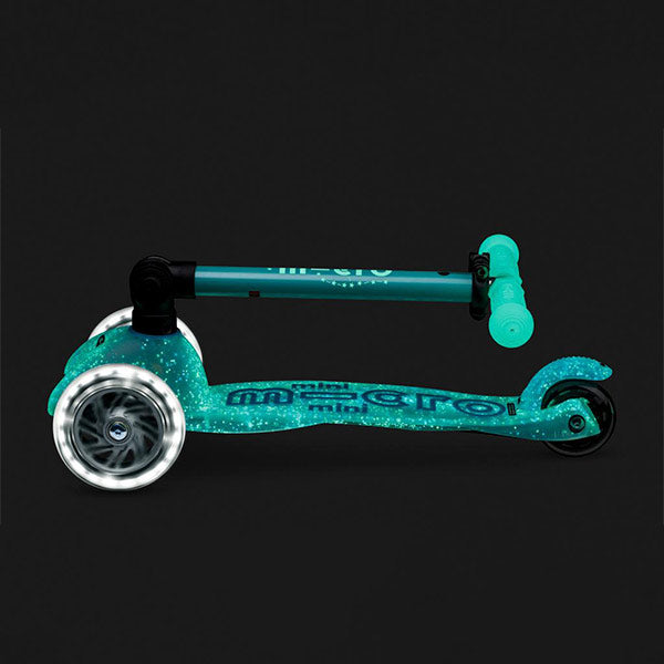 Patinete Micro Mini Deluxe Plegable Orion Led Azul
