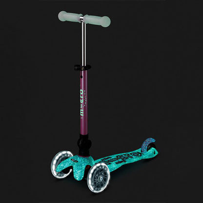 Patinete Micro Mini Deluxe Plegable Orion Led Rosa