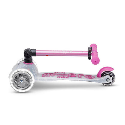 Patinete Micro Mini Deluxe Plegable Orion Led Rosa