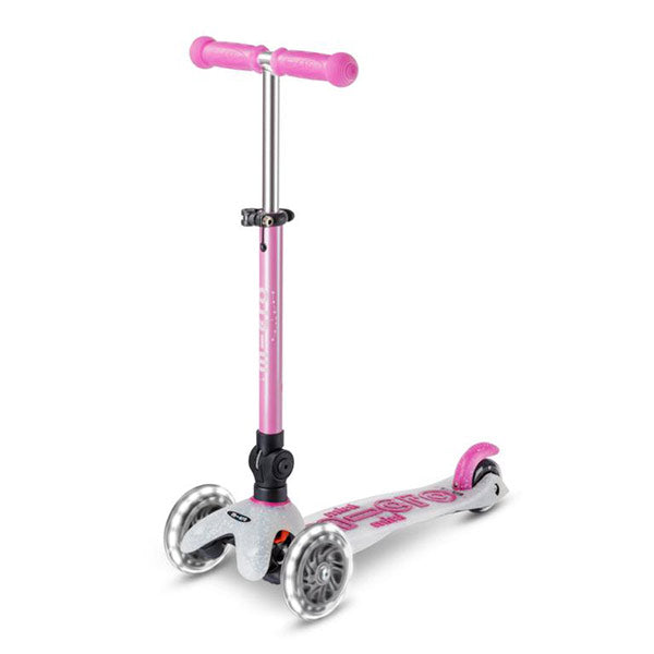 Patinete Micro Mini Deluxe Plegable Orion Led Rosa