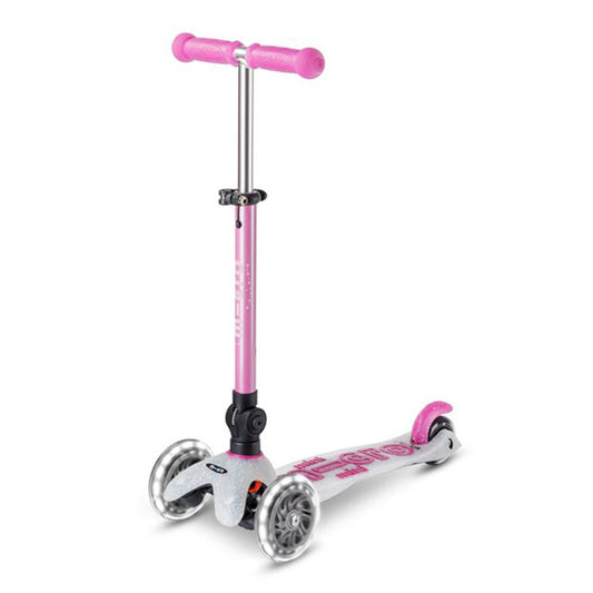 Patinete Micro Mini Deluxe Plegable Orion Led Rosa