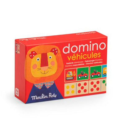 Domino Vehículos de Madera Popipop Moulin Roty