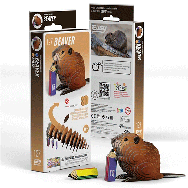 Puzzle 3D Castor Eugy Dodoland