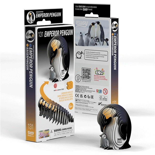 Puzzle 3D Pingüino Emperador Eugy Dodoland