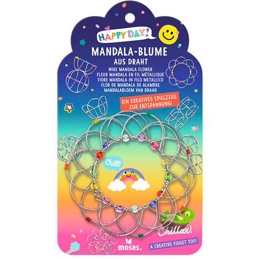 Flor Mandala Alambre Happy Day Moses