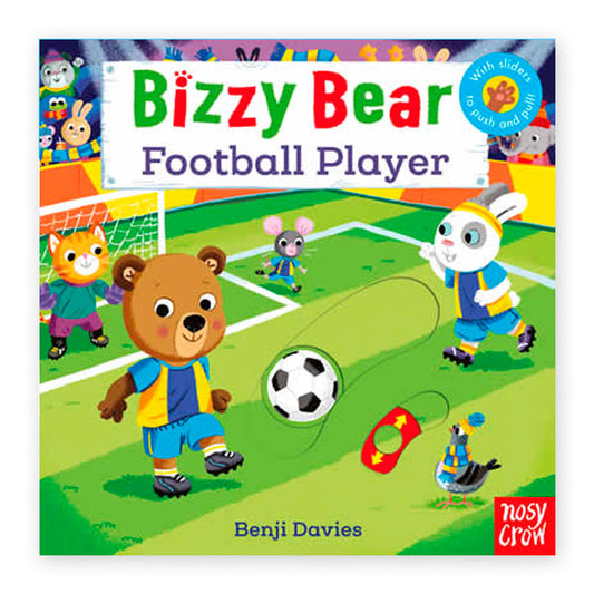 Libro Bizzy Bear Football Player - Osito Tito en Inglés
