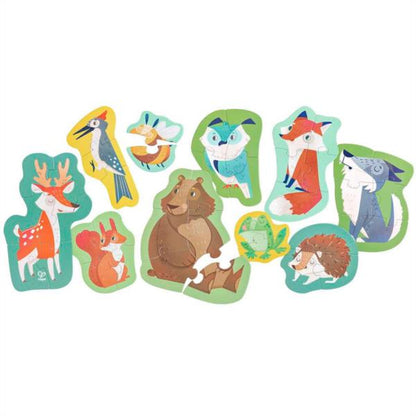 Rompecabezas de amigos del bosque Hape