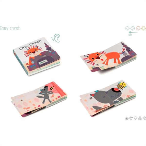 Libro De Sonidos Y Texturas Crazy Crunch Lilliputiens