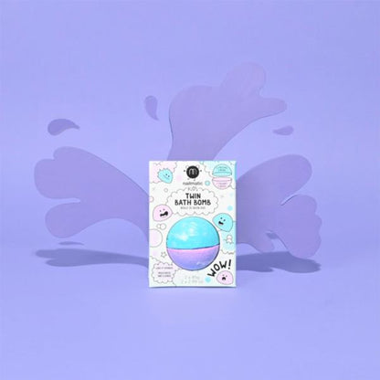 Bomba Baño Duo Azul Y Violeta Nailmatic