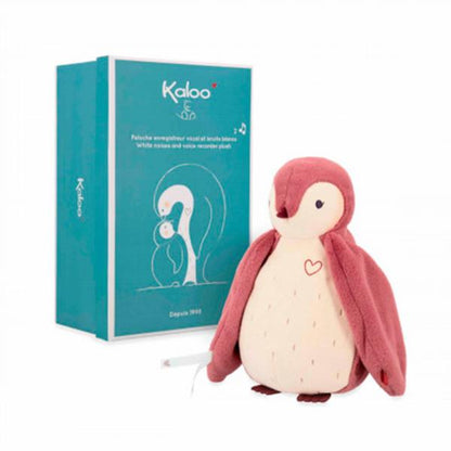 Pingüino de Peluche Rosa Ruidos Blancos Grabadora