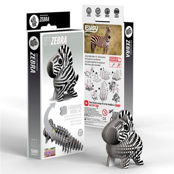 Puzzle 3D Cebra Eugy Dodoland