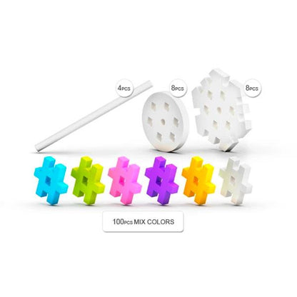 Bloques Meli Maxi Constructor Pastel 120 piezas