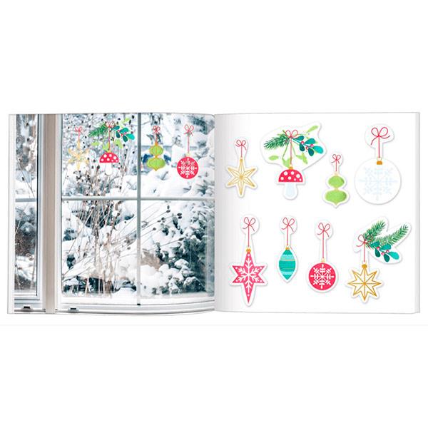 Libro de pegatinas de ventana Navidad
