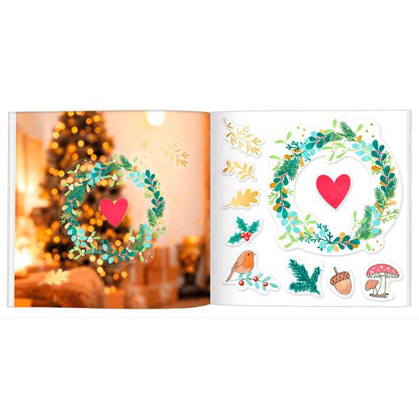 Libro de pegatinas de ventana Navidad