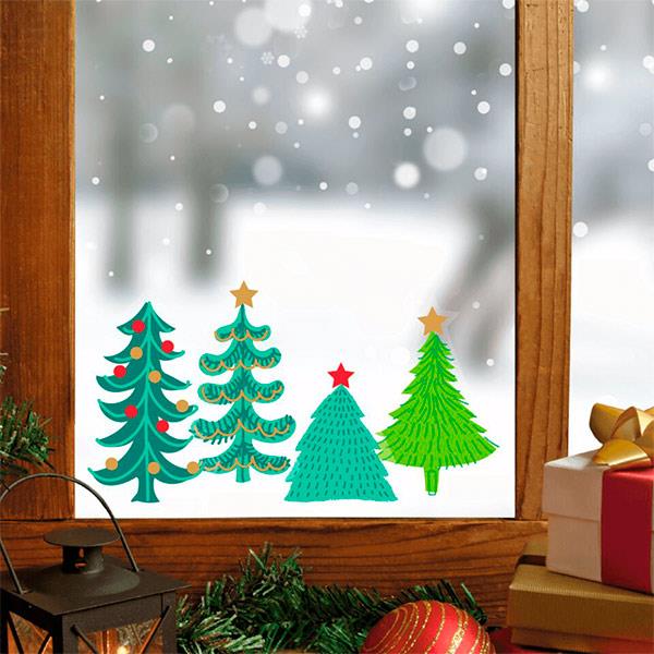 Libro de pegatinas de ventana Navidad