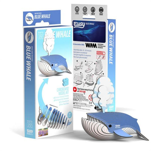 Puzzle 3D Ballena Azul Eugy Dodoland