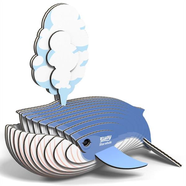 Puzzle 3D Ballena Azul Eugy Dodoland