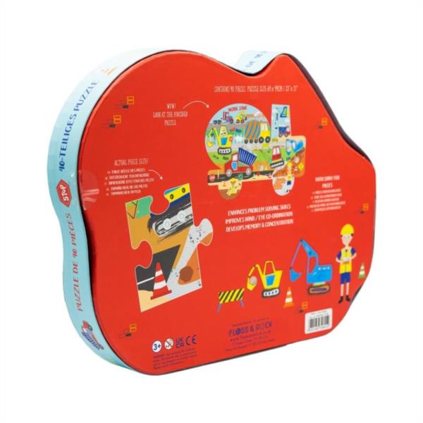 Puzzle Construcción Silueta 40 piezas Floss & Rock