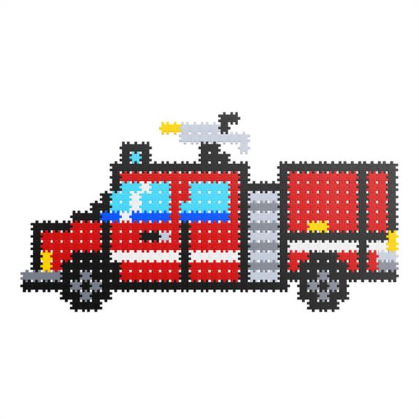 Bloques Meli Minis Tematic 2 En 1 Bomberos 500 Piezas