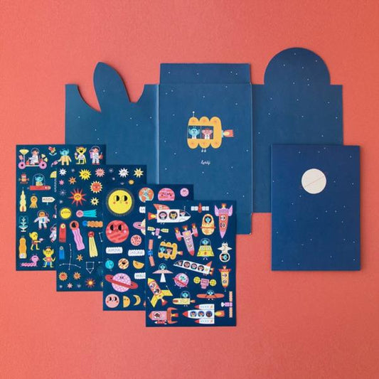 Pegatinas Espacio Londji Actividades Stickers