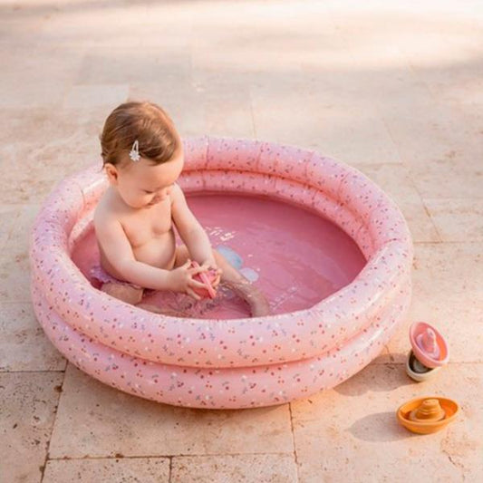 Piscina Hinchable Flores y Mariposas 80x20 cm Little Dutch