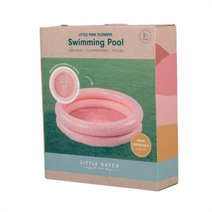 Piscina Hinchable Flores y Mariposas 80x20 cm Little Dutch