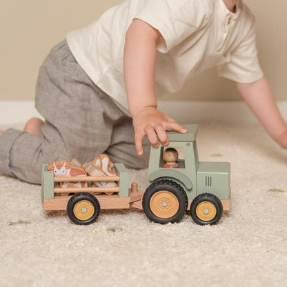 Tractor Con Trailer Little Farm Little Dutch