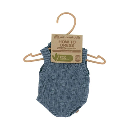 Conjunto De Punto Pelele Y Gorro Muñeco 32cm