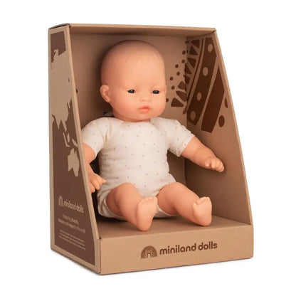 Muñeco Bebe Asiatico Blandito 32cm