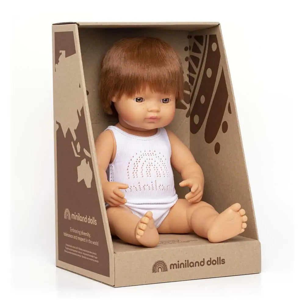 Muñeco Bebe Caucasico 38cm
