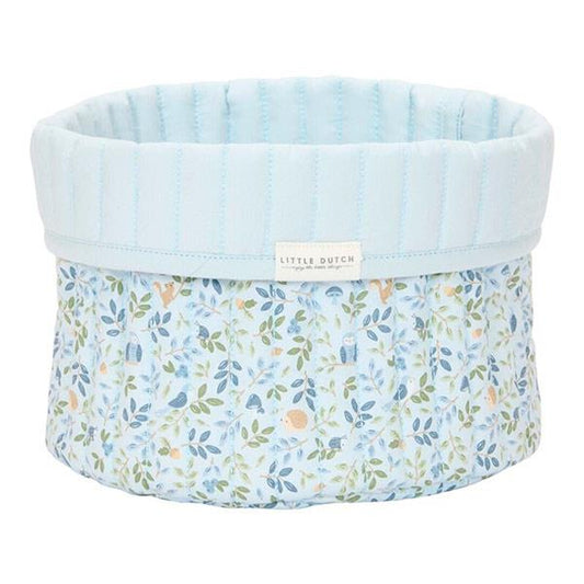 Cesta Almacenamiento Little Dutch Acolchada Azul