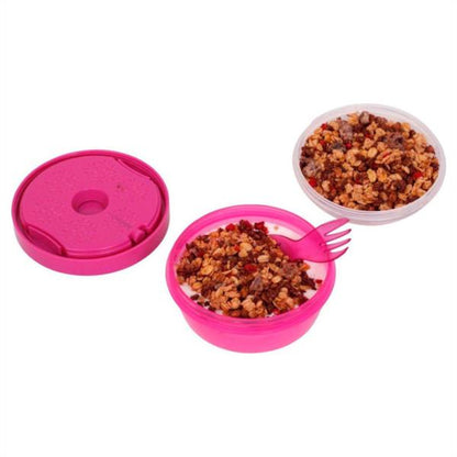 Caja Almuerzo con Tapa Refrigerante N'ice Cup Morada