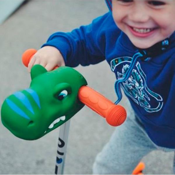 Micro Cabeza Dino Verde Accesorio Patinete Micro