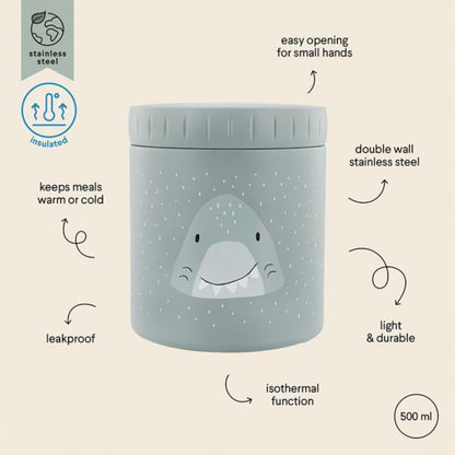 Termo Sólidos Trixie Tiburón 500 ml
