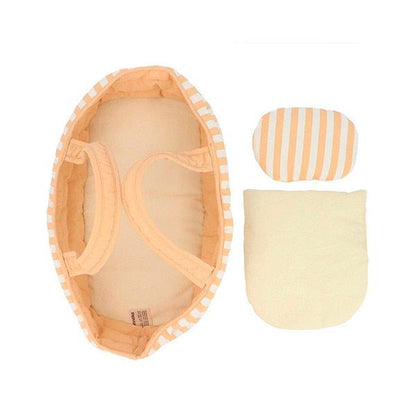 Capazo Muñecos Stripes Caramel