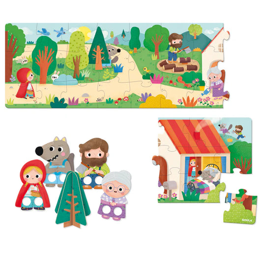 Puzzle XXL Caperucita Roja Goula