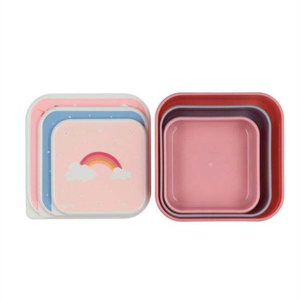 Set de 3 Cajas Almuerzo Magical Unicorn Tutete