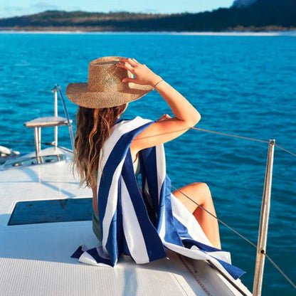 Toalla Dock & Bay Cabana Navy XL (200 X 90 cm)