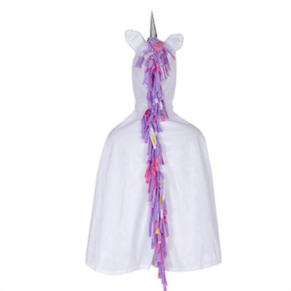Capa De Unicornio Color Blanco Talla 2-3 Años Great Pretenders